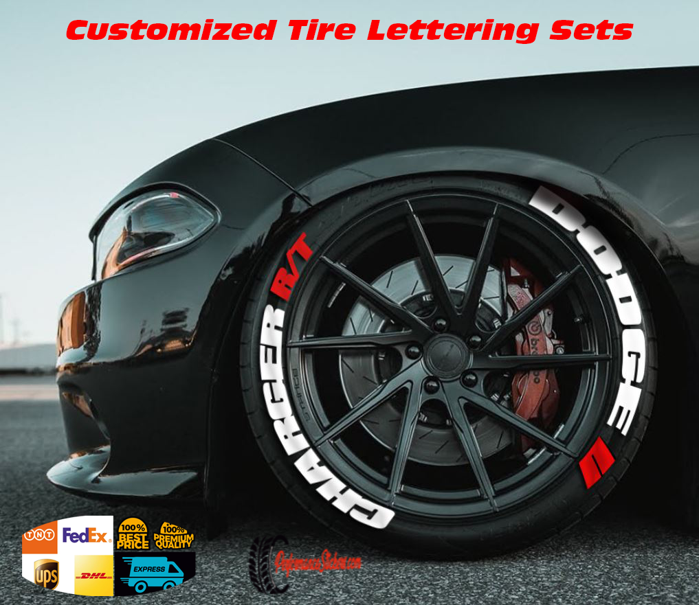 Car Tire Lettering