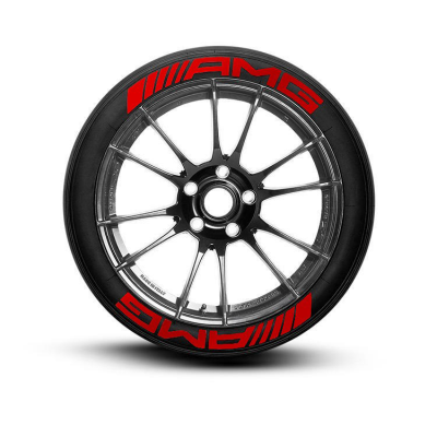 AMG Full Red, Set for 4 Tires (1309)