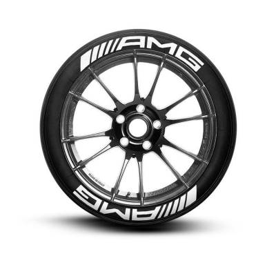 AMG WHITE , a Set for 4 tires (67)