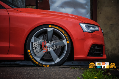 AUDISPORT orange , a Set for 4 tires (592)