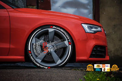 AUDISPORT + STRIPES , a Set for 4 tires (595)