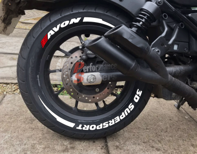 Avon 3D Supersport + Stripes, Set For 2 Tires Both Sides Left And Right (1982)