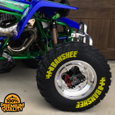 Banshee + Flag Full Yellow, Set for 4 Tires (1022)