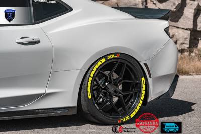 Camaro ZL1 Yellow , a Set for 4 tires (79)