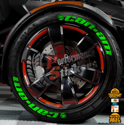 Can-Am Full Green ,Set for 3 Tires (845)