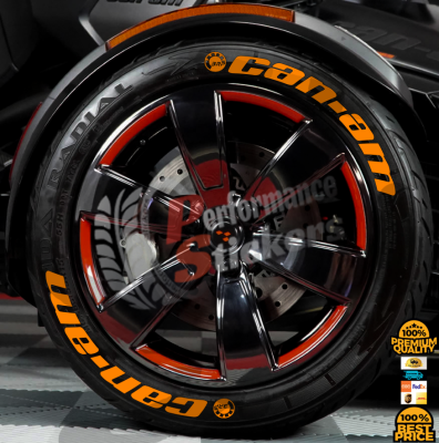 Can-Am Full Orange ,Set for 3 Tires (838)