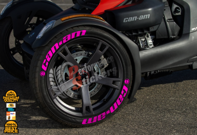 Can-Am Full Pink ,Set for 3 Tires (836)