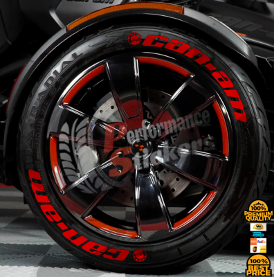 Can-Am Full Red, Set for 3 Tires (834)