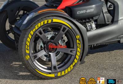 CAN-AM + LOGO full yellow, a Set for 3 tires (820)