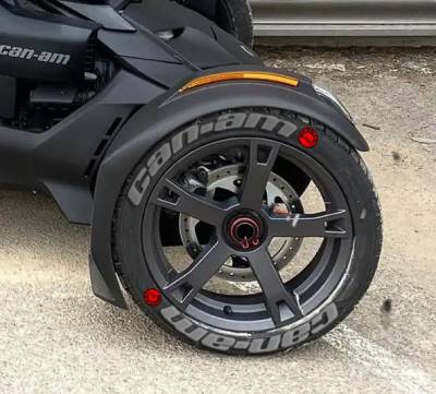 CAN-AM + LOGO grey, a Set for 3 tires (818)