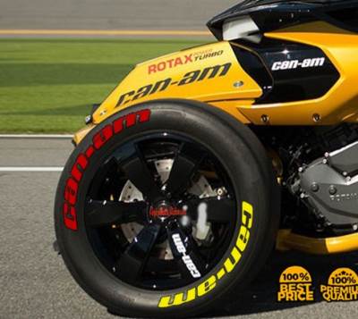 Can-Am Red/Yellow ,Set for 3 Tires (867)