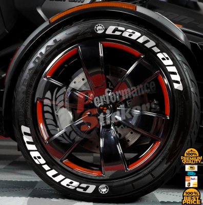 Can-Am White , Set for 3 Tires (831)