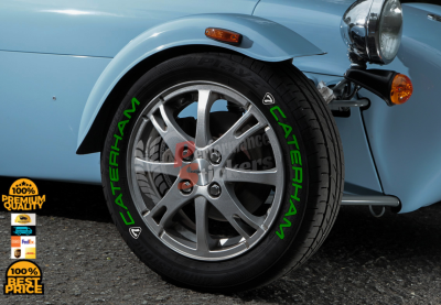 Caterham Green + Logo, Set for 4 Tires (1654)