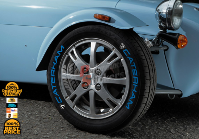 Caterham Blue + Logo, Set for 4 Tires (1651)