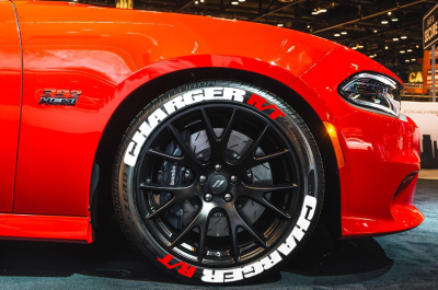 Charger + RT Red, Set for 4 Tires (1206)