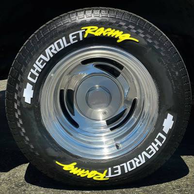 CHEVROLET Racing yellow , a Set for 4 tires (297)