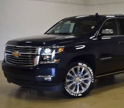 CHEVROLET SUBURBAN + LOGO + LTZ, a Set for 4 tires (786)