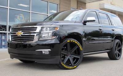 CHEVROLET TAHOE + LOGO full yellow, a Set for 4 tires (790)