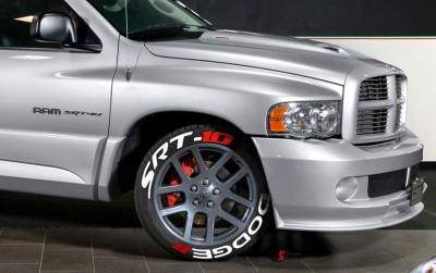 Dodge SRT10 + Logo Red, Set for 4 Tires (1217)