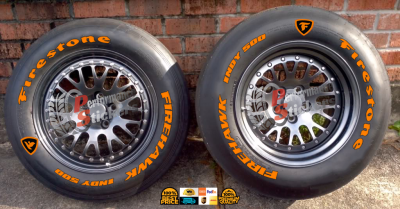 FIRESTONE FIREHAWK INDY500 orange, a Set for 4 tires (585)