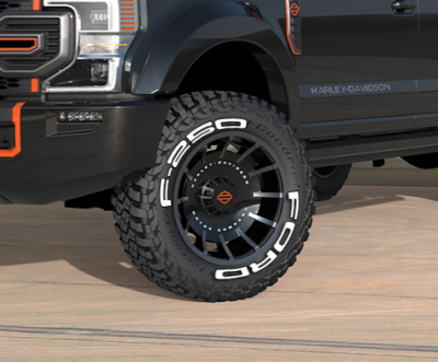 Ford F-250 White, Set for 4 Tires (1258)