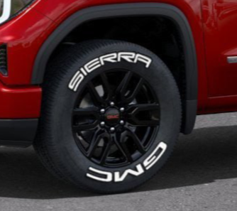 GMC Sierra White, Set for 4 Tires (1522)