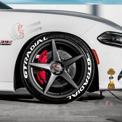 GT Radial White, Set for 4 Tires (1490)