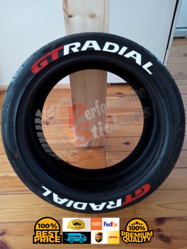 GT RADIAL with red details, a Set for 4 tires (808)