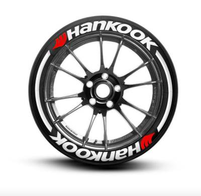 HANKOOK + STRIPES WHITE , a Set for 4 tires (181)