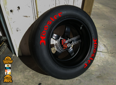 HOOSIER red , a Set for 4 tires (648)