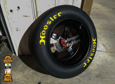 HOOSIER yellow , a Set for 4 tires (647)