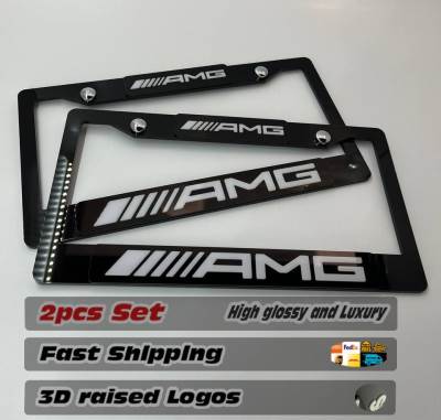 License Plate Frame for All AMG 2 PCS Front & Rear (1835)