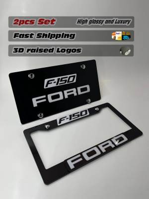 License Plate Frame for Ford-F150 2 PCS Front & Rear(1830)