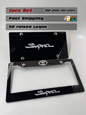 License Plate Frame for Supra 2 PCS Front & Rear(1814)