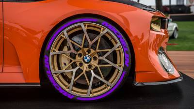 MİCHELİN + STRIPES PURPLE , a Set for 4 tires (412)