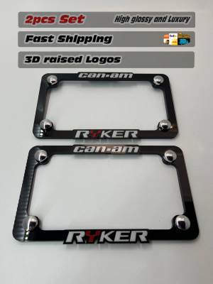 MOTORBIKE Ryker Can-am LICENSE PLATE FRAME 2 piece SET (1848)