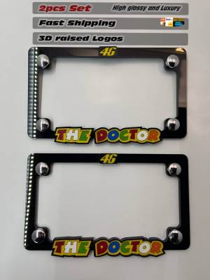 MOTORBIKE The Doctor 46 LICENSE PLATE FRAME 2 piece SET (1849)