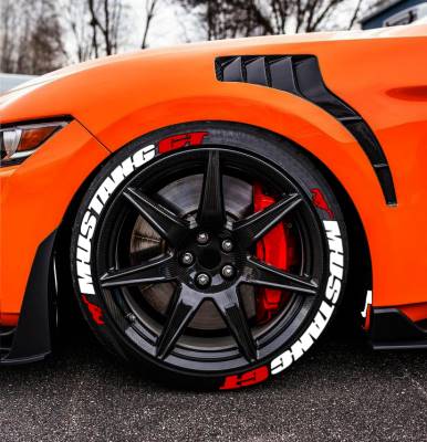 Mustang GT + Logo Red-, Set for 4 Tires (2026)