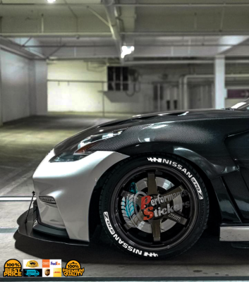 NISSAN370Z white , a Set for 4 tires (688)