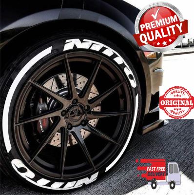 Nitto + Stripes Full White, Set for 4 Tires (1447)