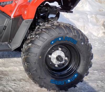 Polaris Blue + Logo, Set for 4 Tires (1085)