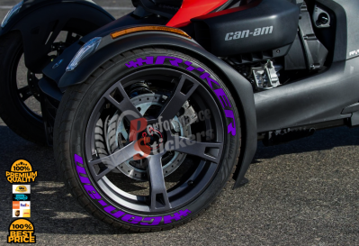 Ryker Can-Am + Flag Purple, Set for 3 Tires (922)