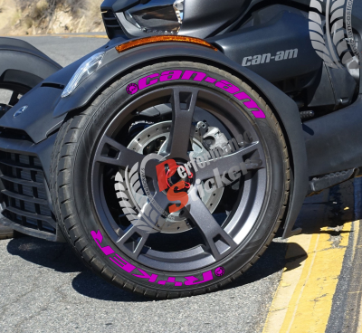 Ryker Can-Am + Logo Full Pink, Set for 3 Tires (930)