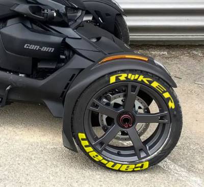 RYKER CAN-AM YELLOW , a Set for 3 tires (268)