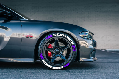 SCATPACK + 392 FLAG PURPLE , a Set for 4 tires (342)