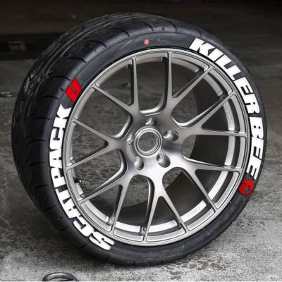 SCATPACK + KILLERBEE WHITE ,a Set for 4 tires (137)