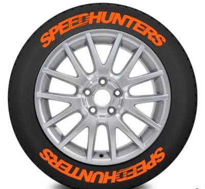 SPEEDHUNTERS ORANGE , a Set for 4 tires (229)