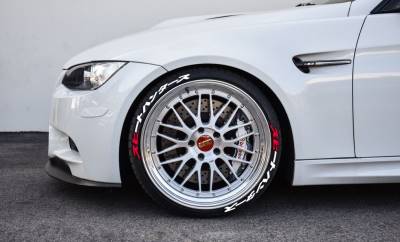 SPEEDHUNTERS JAPAN WHİTE & RED , a Set for 4 tires (409)