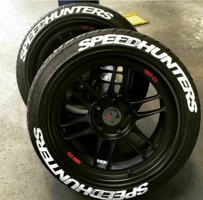 SPEEDHUNTERS WHITE , a Set for 4 tires (225)