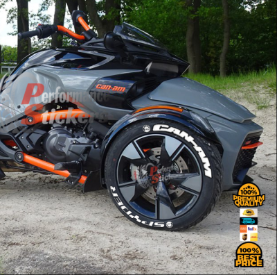 SPYDER CAN-AM + LOGO, a Set for 3 tires (767)